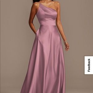 David’s Bridal Bridesmaid Dress in Quartz